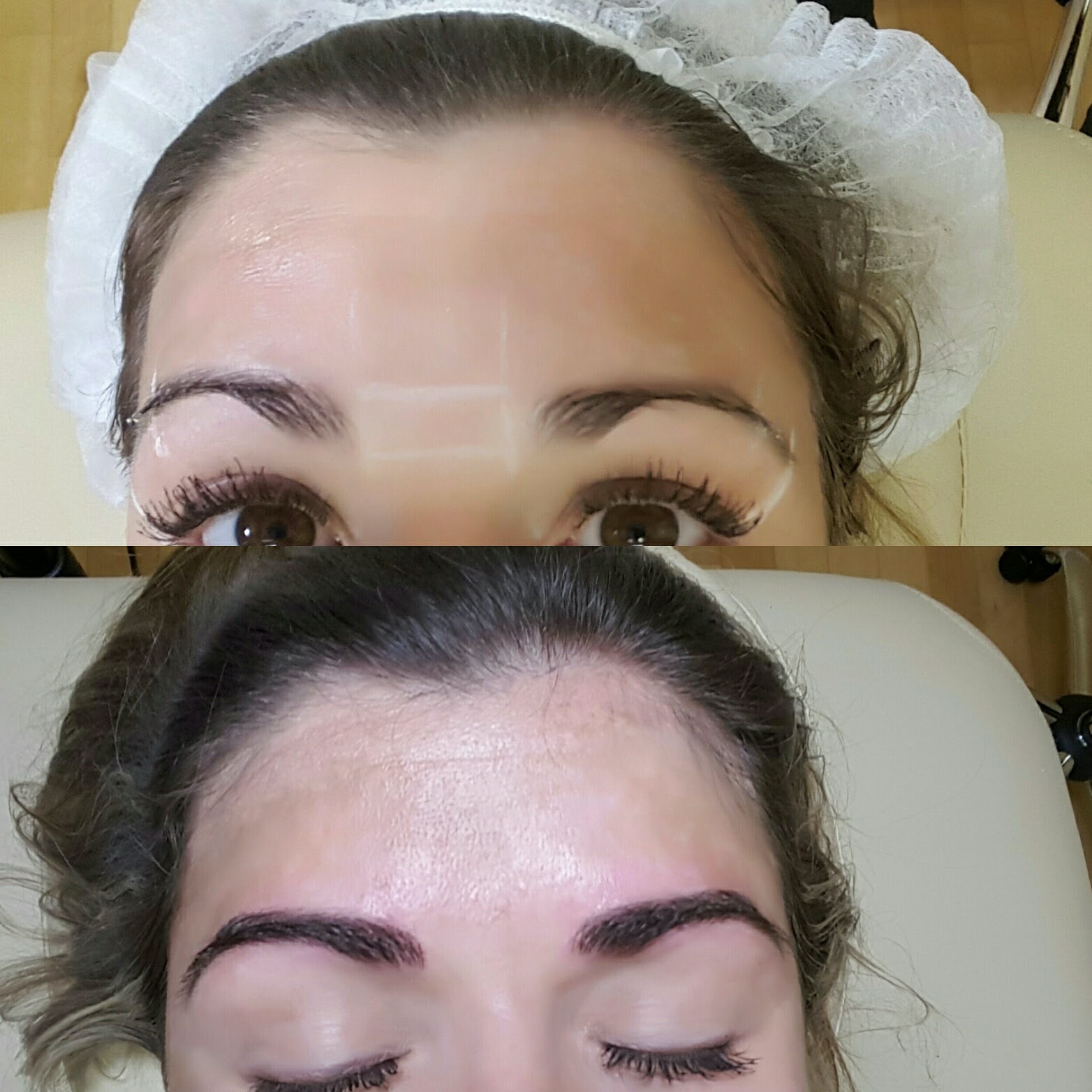 Microblading before and after