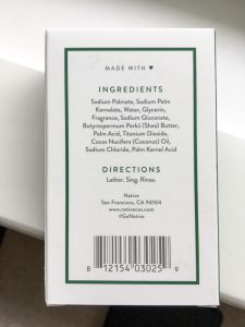 native soap ingredients list