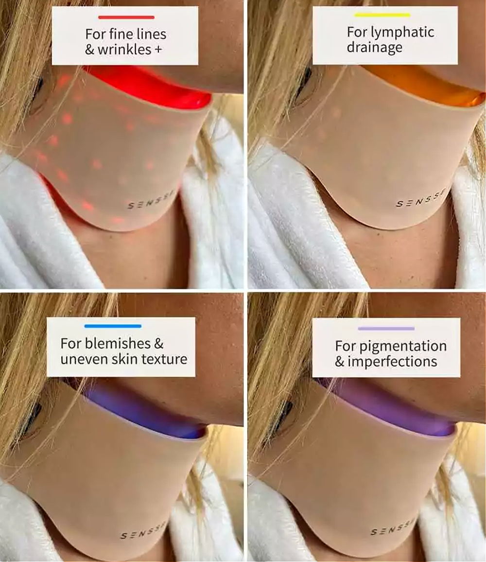 SENSSE™ Silhouette LED Neck Mask