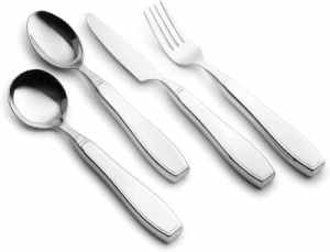 Weighted adaptive utensils set