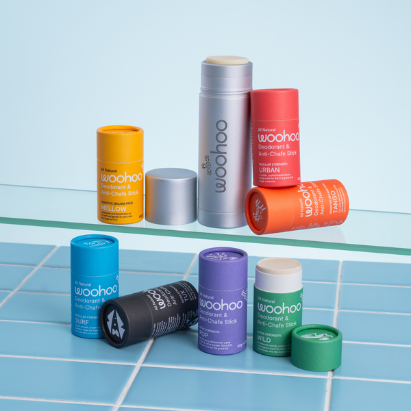 Protective cases for natural deodorant sticks