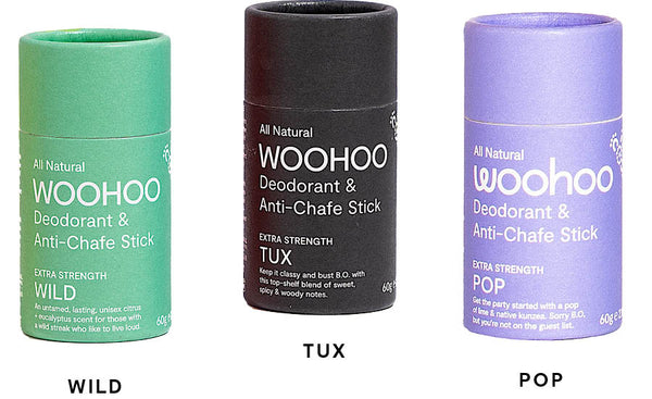 Woohoo Extra Strength Natural Deodorants