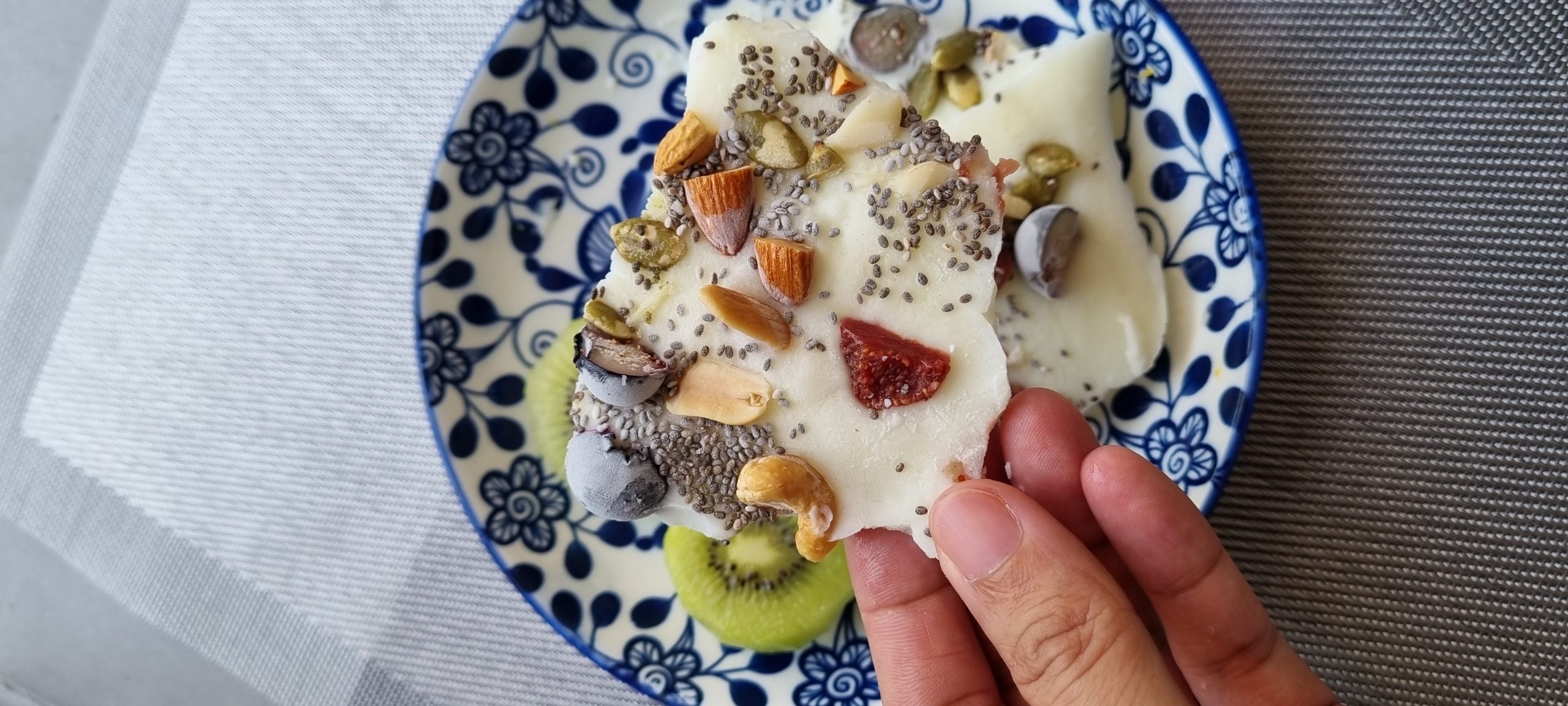 Frozen Yogurt Bark with Probiotics and...