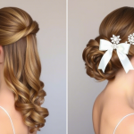 “Bridal Bliss: Two Stylish Hairstyles for...