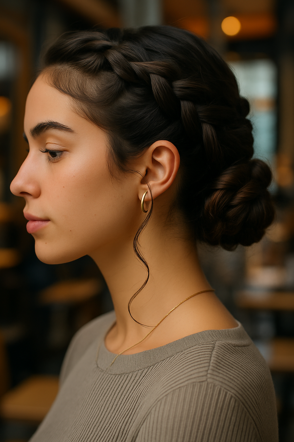Braided Elegance: The Chic Crown Braid...
