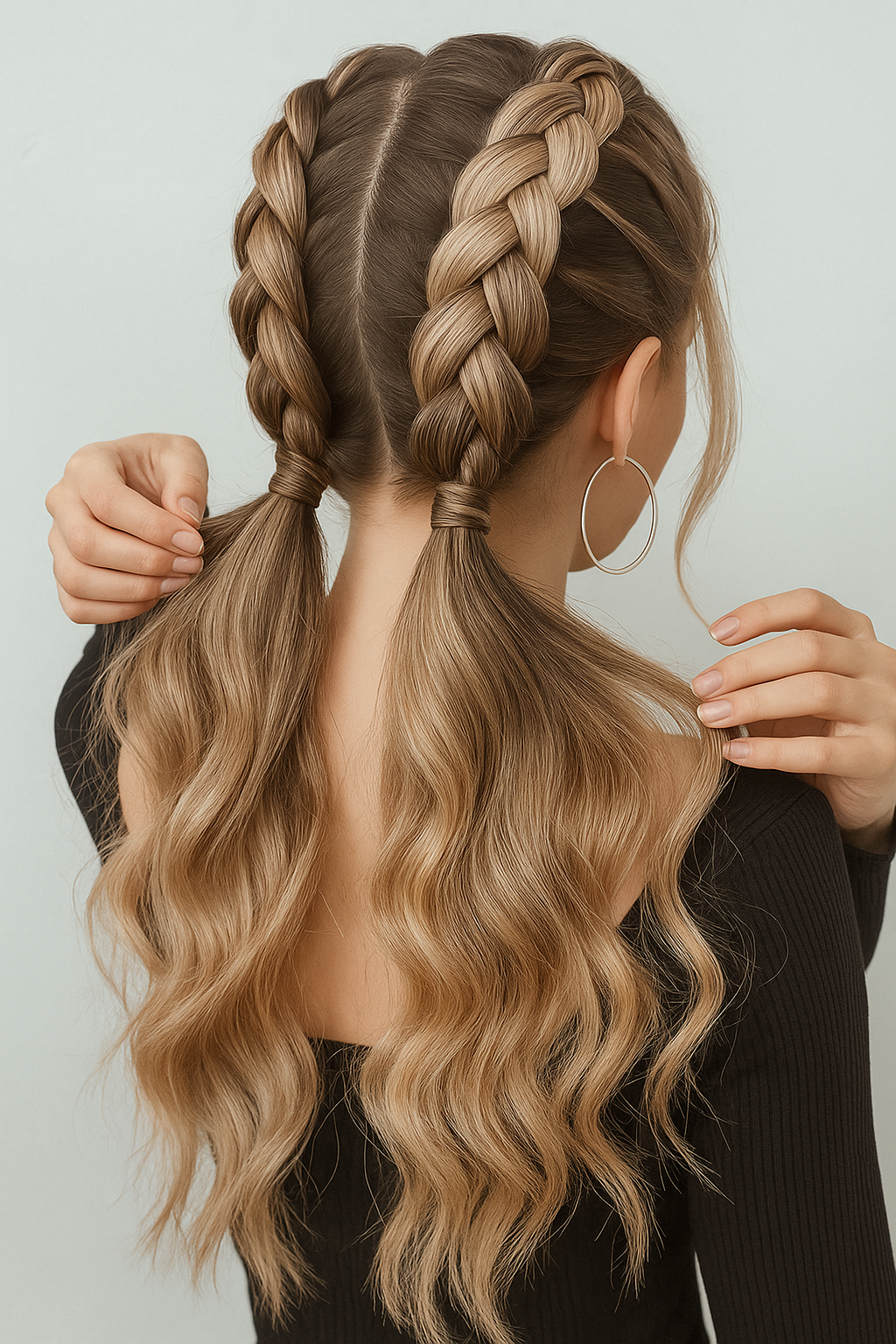 Double Dutch Glam: Braided Pigtails Meet...