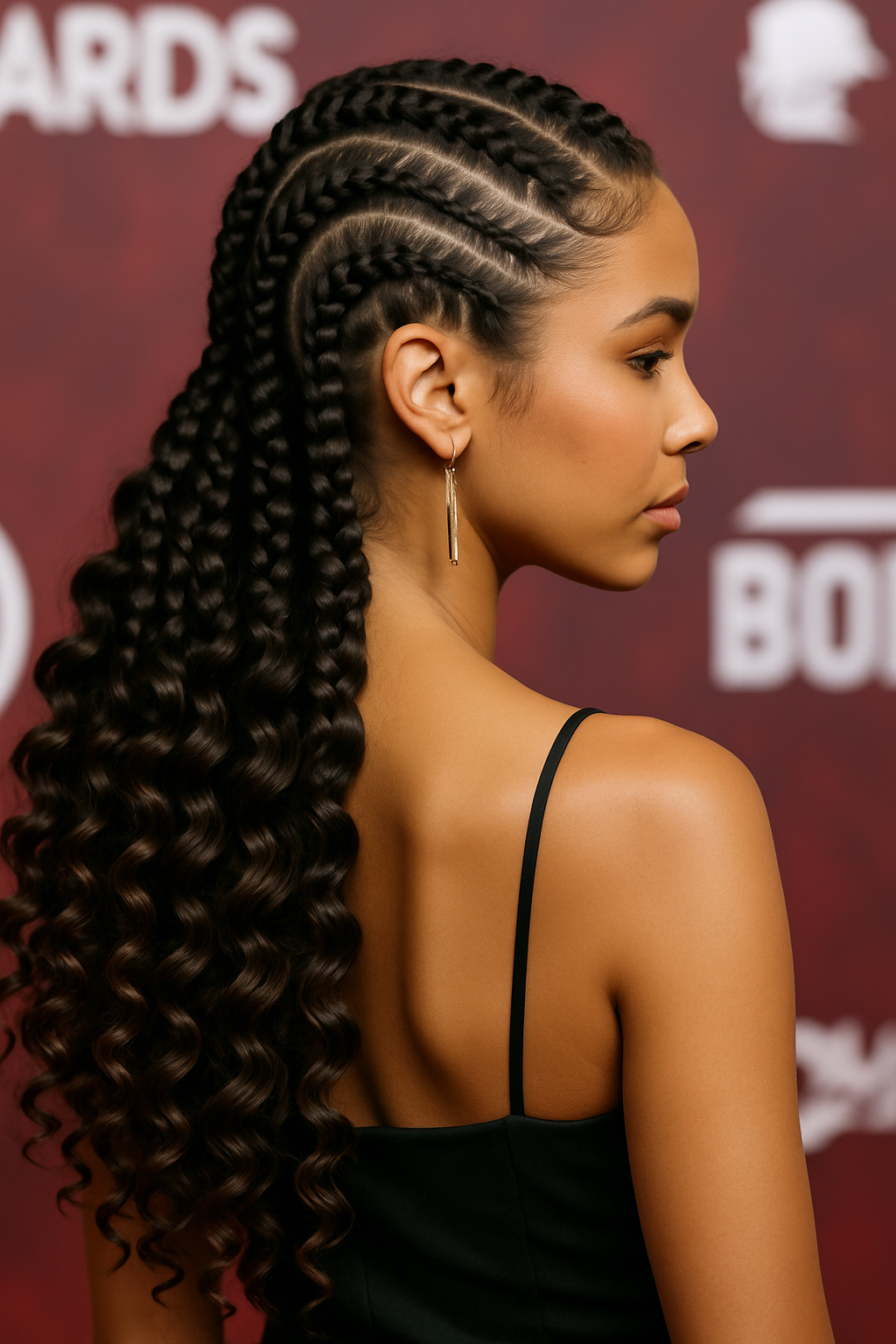 Braids and Curls: A Modern Crown...
