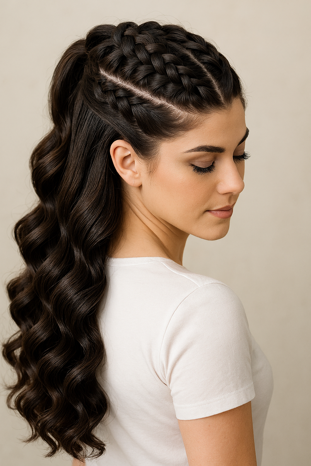 Braided Elegance: The Half-Up Hairstyle That’s...