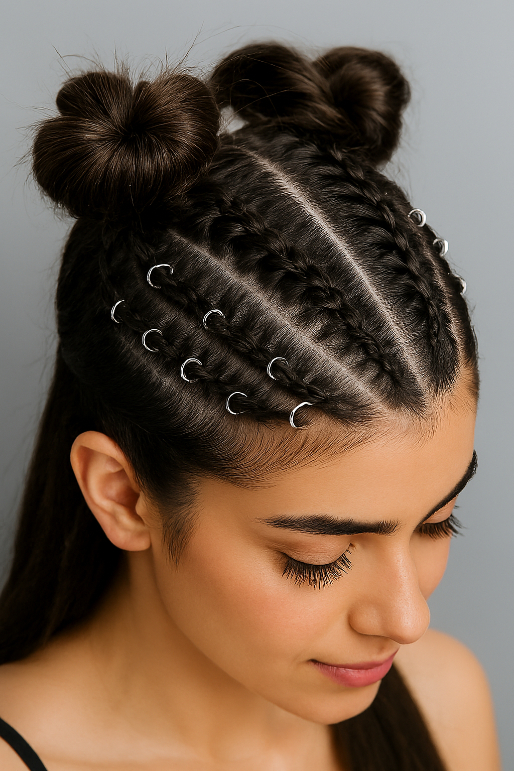 Braids & Buns: The Bold Fusion...