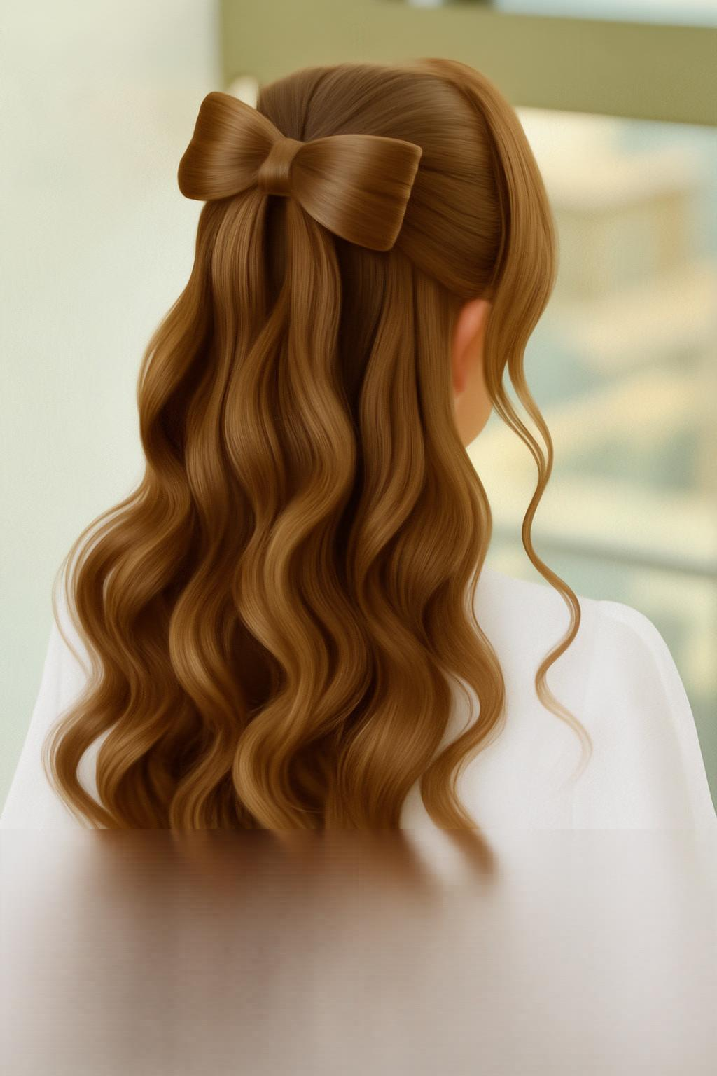 The Bow-Twist Hairstyle: Where Elegance Meets...