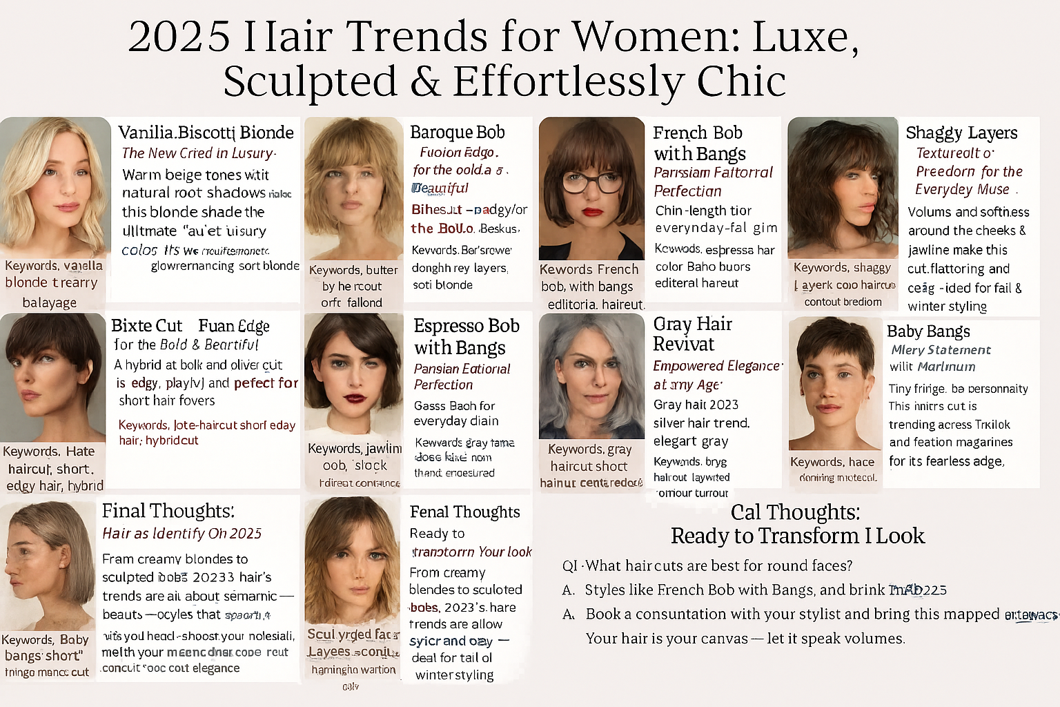 2025 Hair Trends for Women: Luxe,...