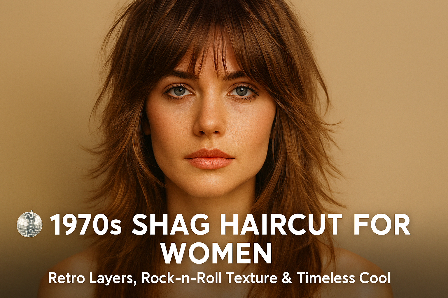 1970s Shag Haircut for Women: Retro...