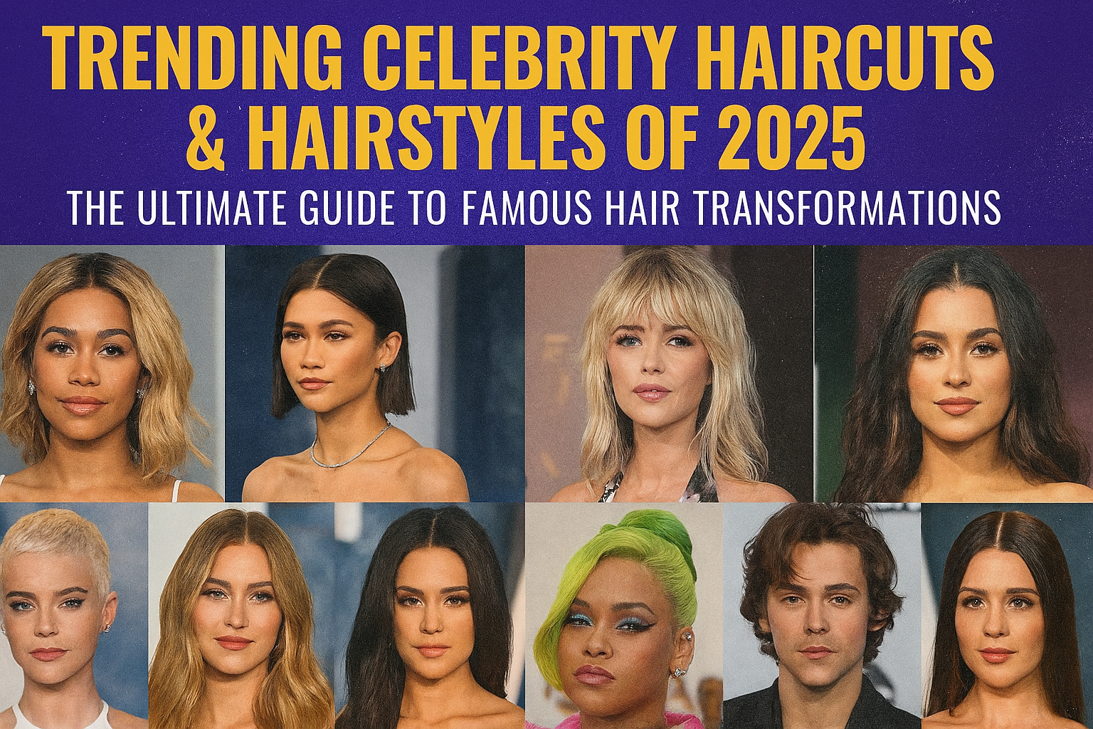 Trending Celebrity Haircuts & Hairstyles of...