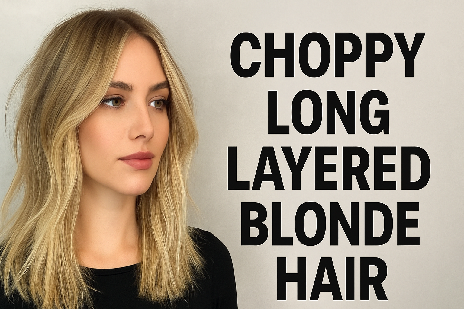 Choppy Long Layered Blonde Hair: The...