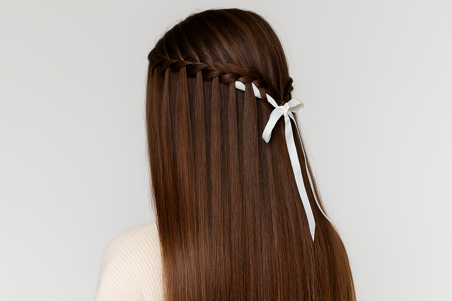 The Waterfall Braid: A Timeless Hairstyle...