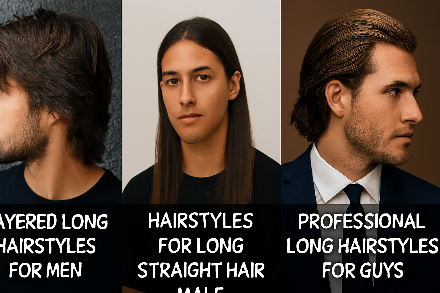 Long Hairstyles for Men: Layered, Sleek,...