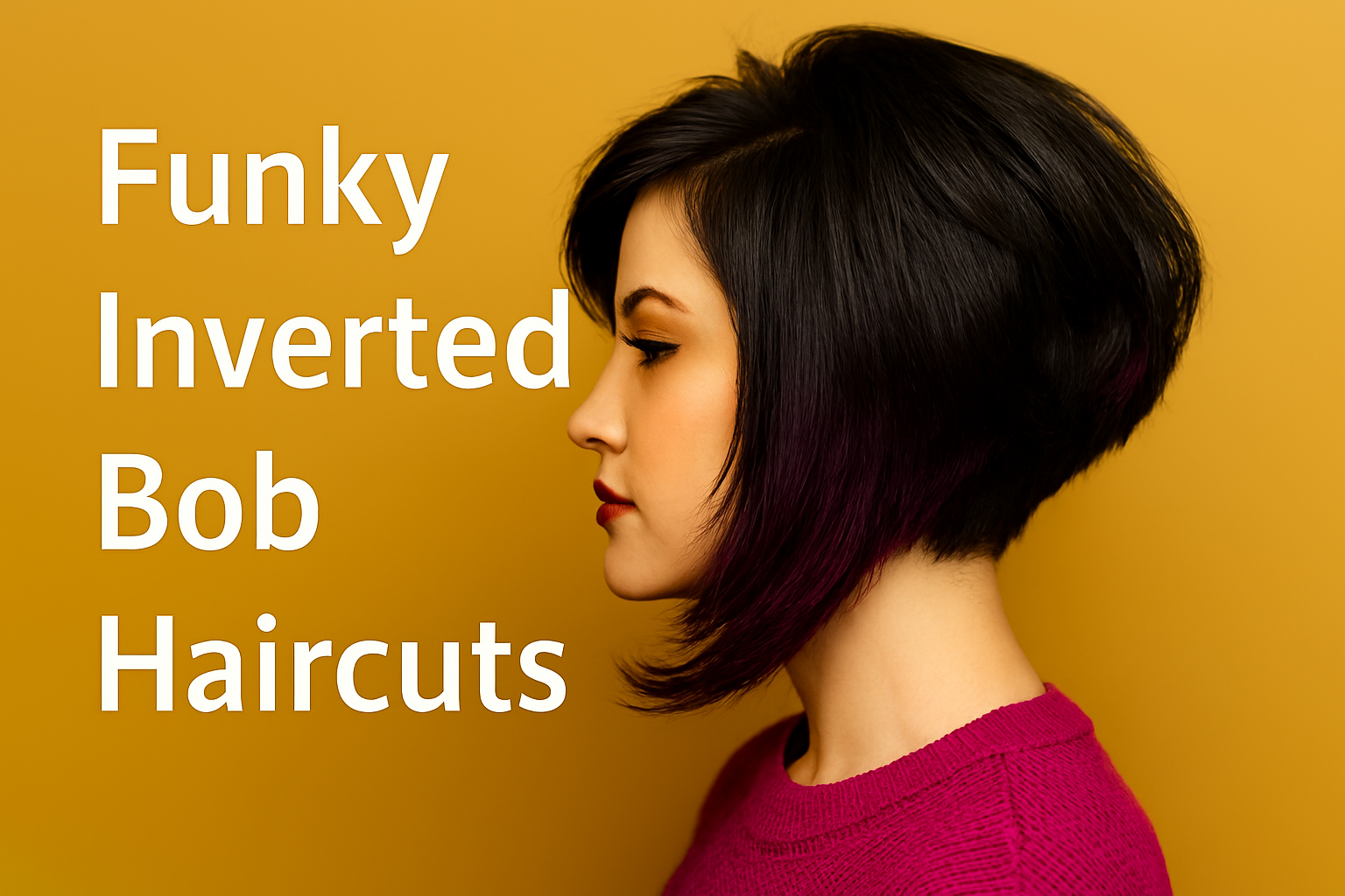 Funky Inverted Bob Haircuts: Bold, Angled,...