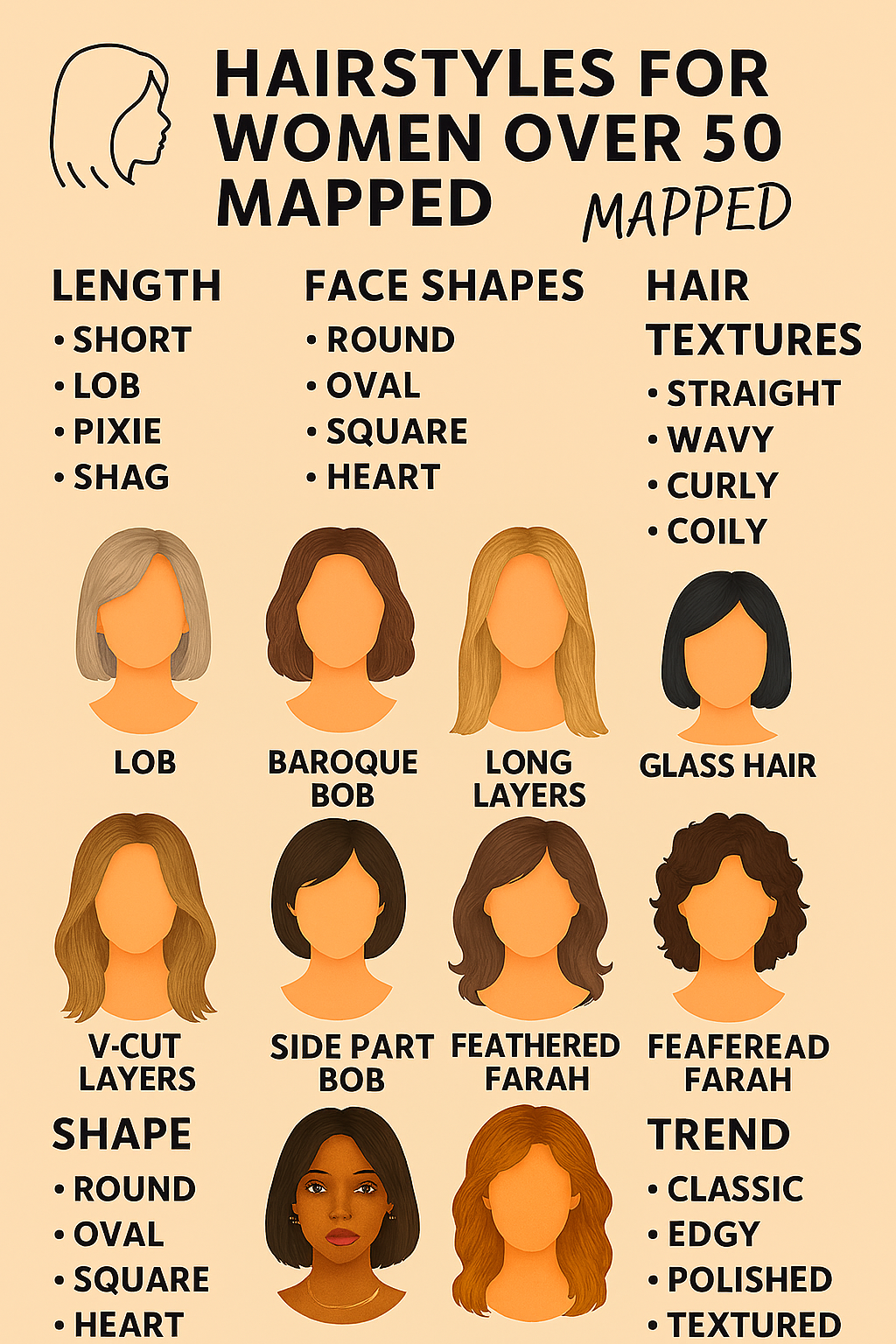 Hairstyles for Women Over 50 in...