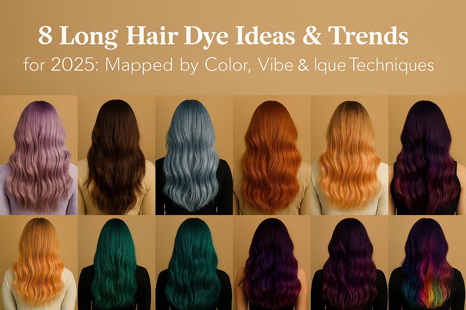 Hair Dye Inspiration for Long Hair...