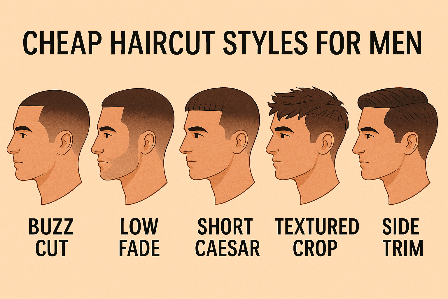 Cheap Haircut Styles for Men in...