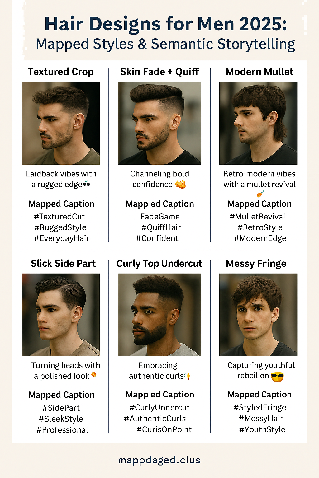 Different Hairstyles for Men 2025: Mapped...
