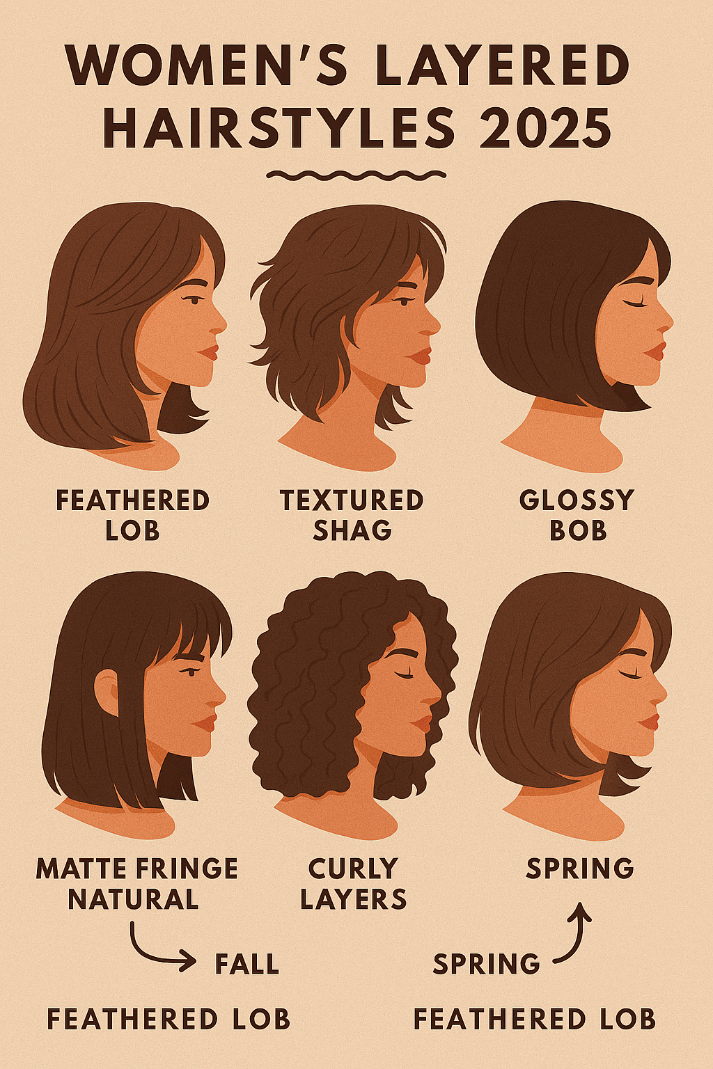 Women’s Layered Hairstyles (2025): Mapped Movement,...