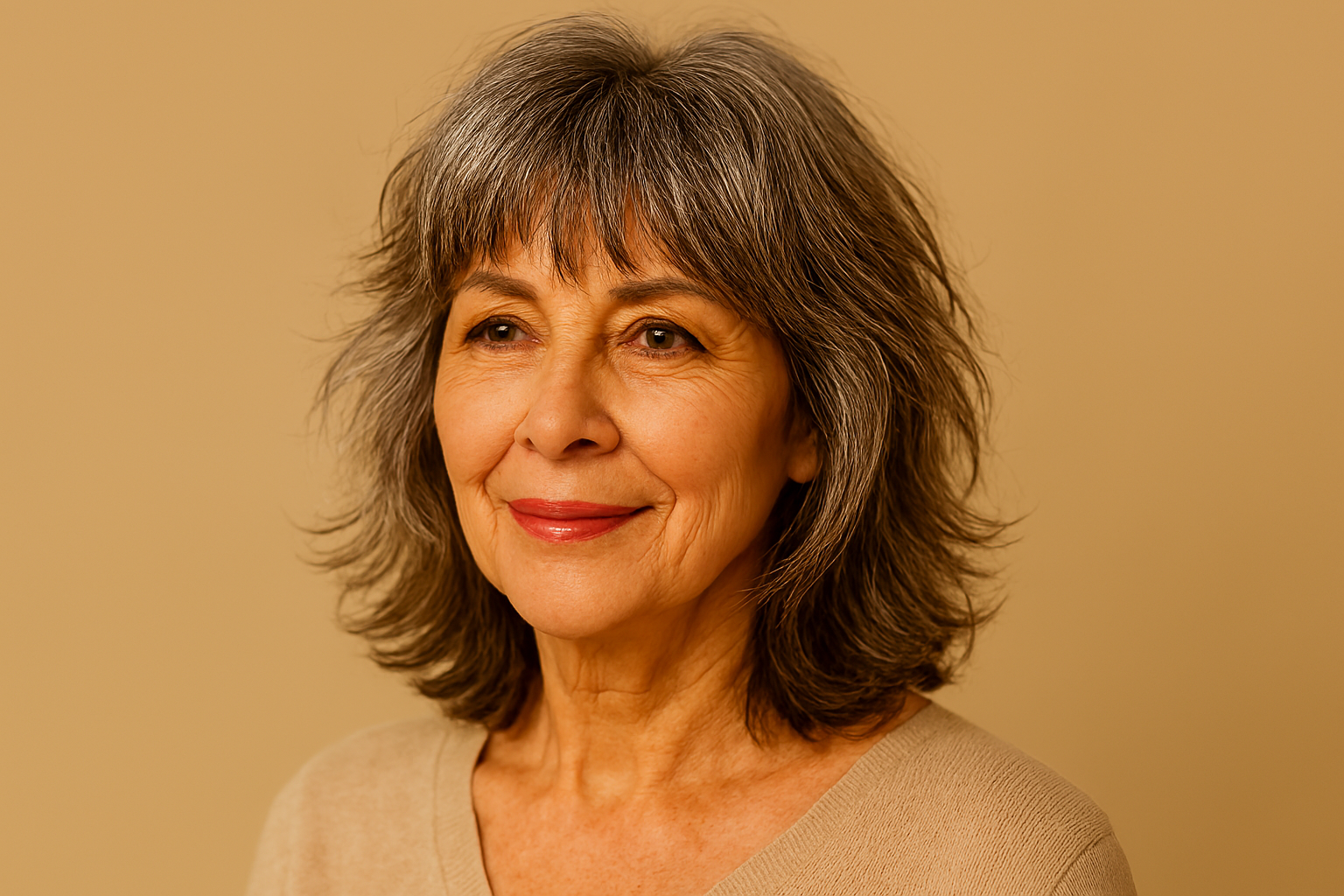 Medium Shag with Shaggy Bangs (2025):...