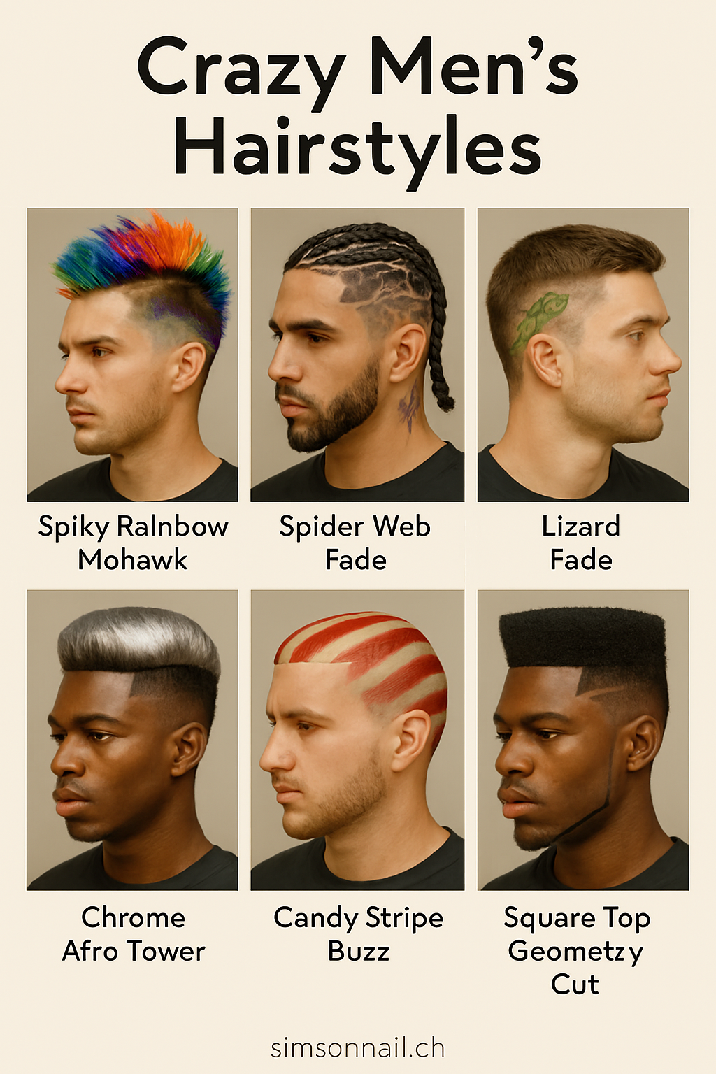 Crazy Hairstyles for Men (2025): Mapped...