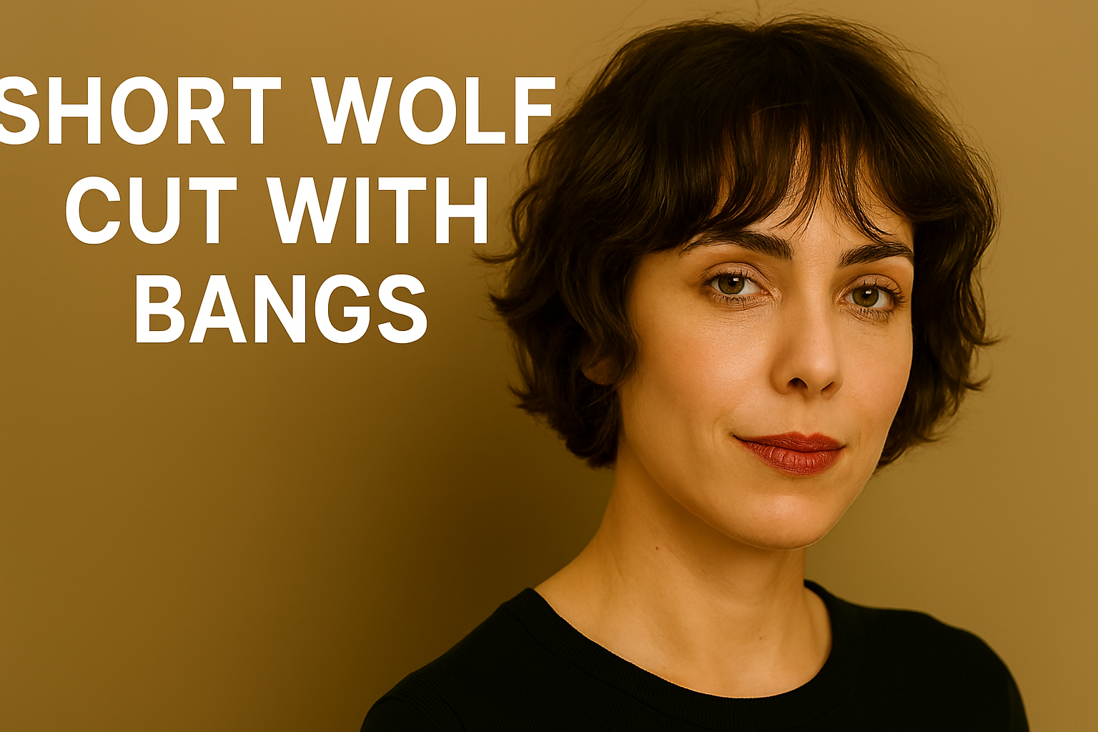 Short Wolf Cut with Bangs 2026...