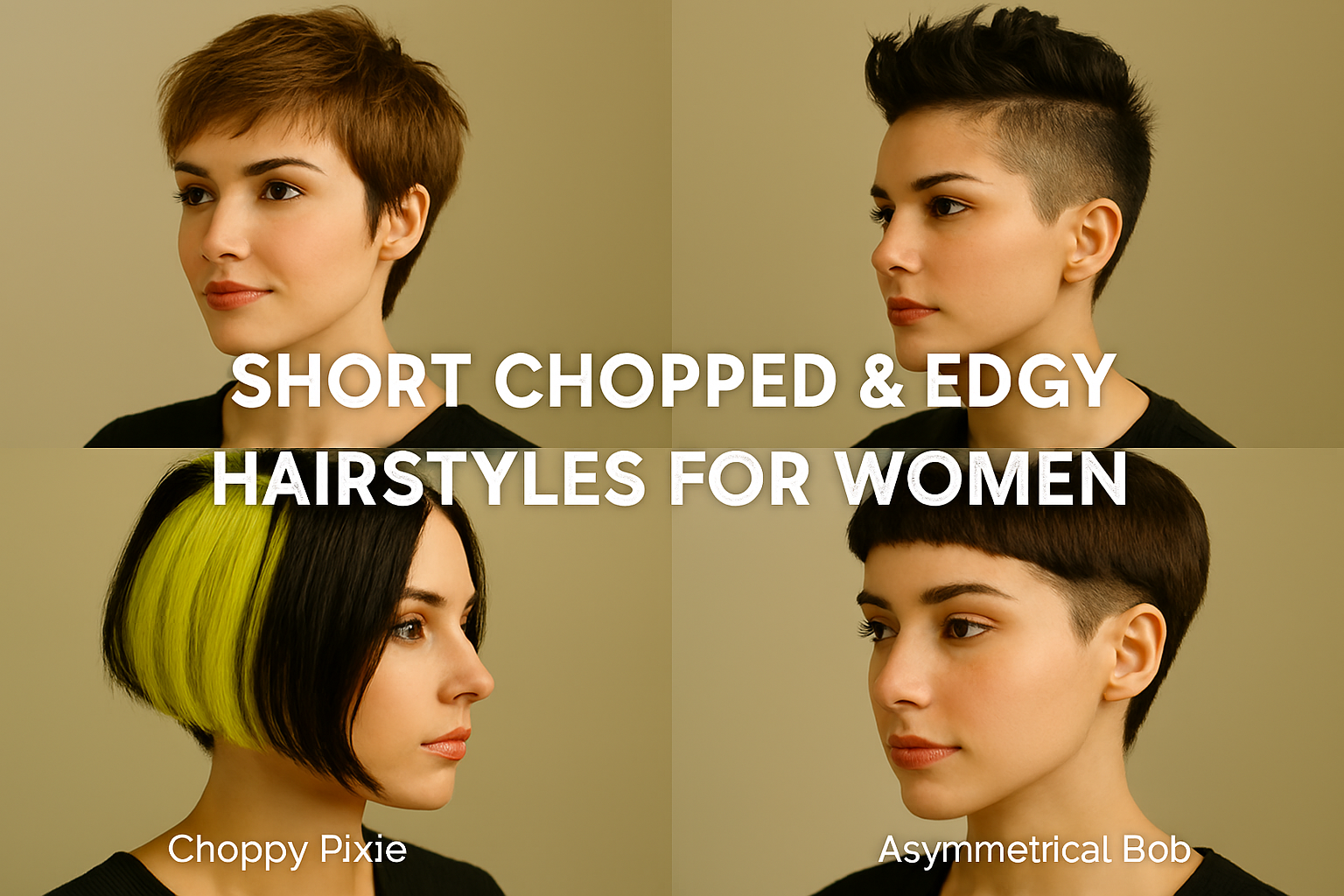Short, Chopped, Edgy &amp; Funky Hairstyles...