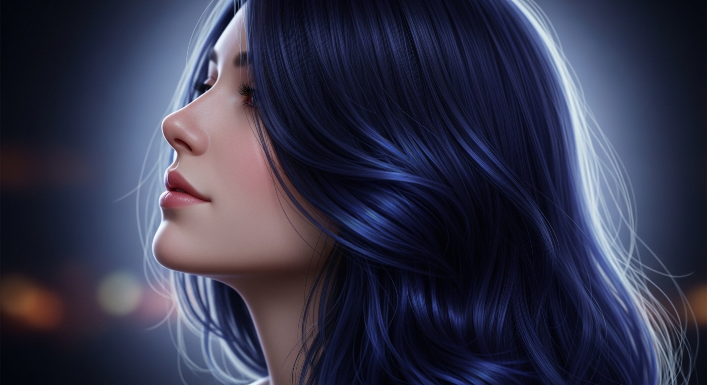 🌌💙 Midnight Sapphire Hair USA 2025:...